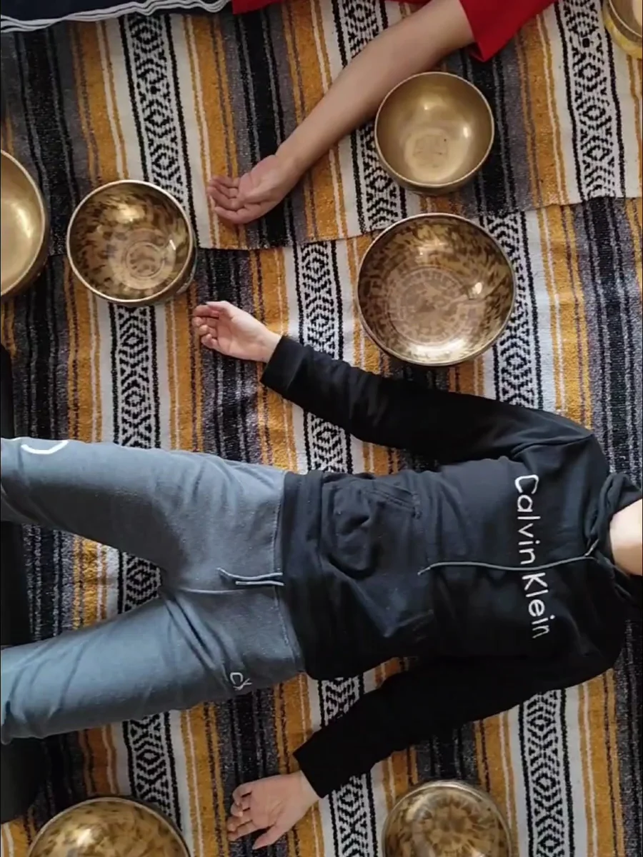 Rincón de sonido y meditación del estudio