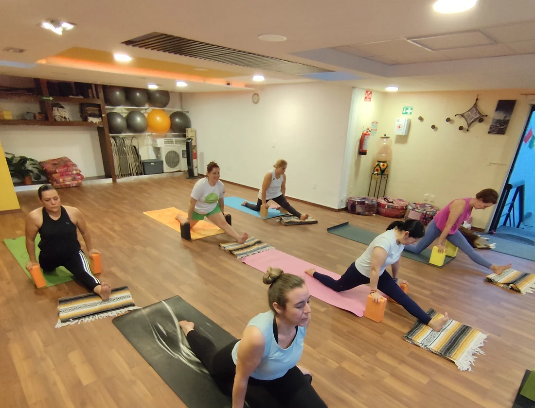 Clase en vivo con alumnas y alumnos reales en Prana Yoga Room